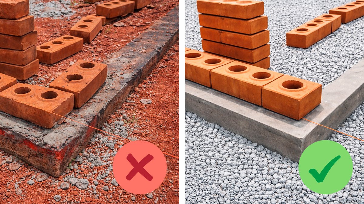 Fundação para Construção com Tijolo Ecológico